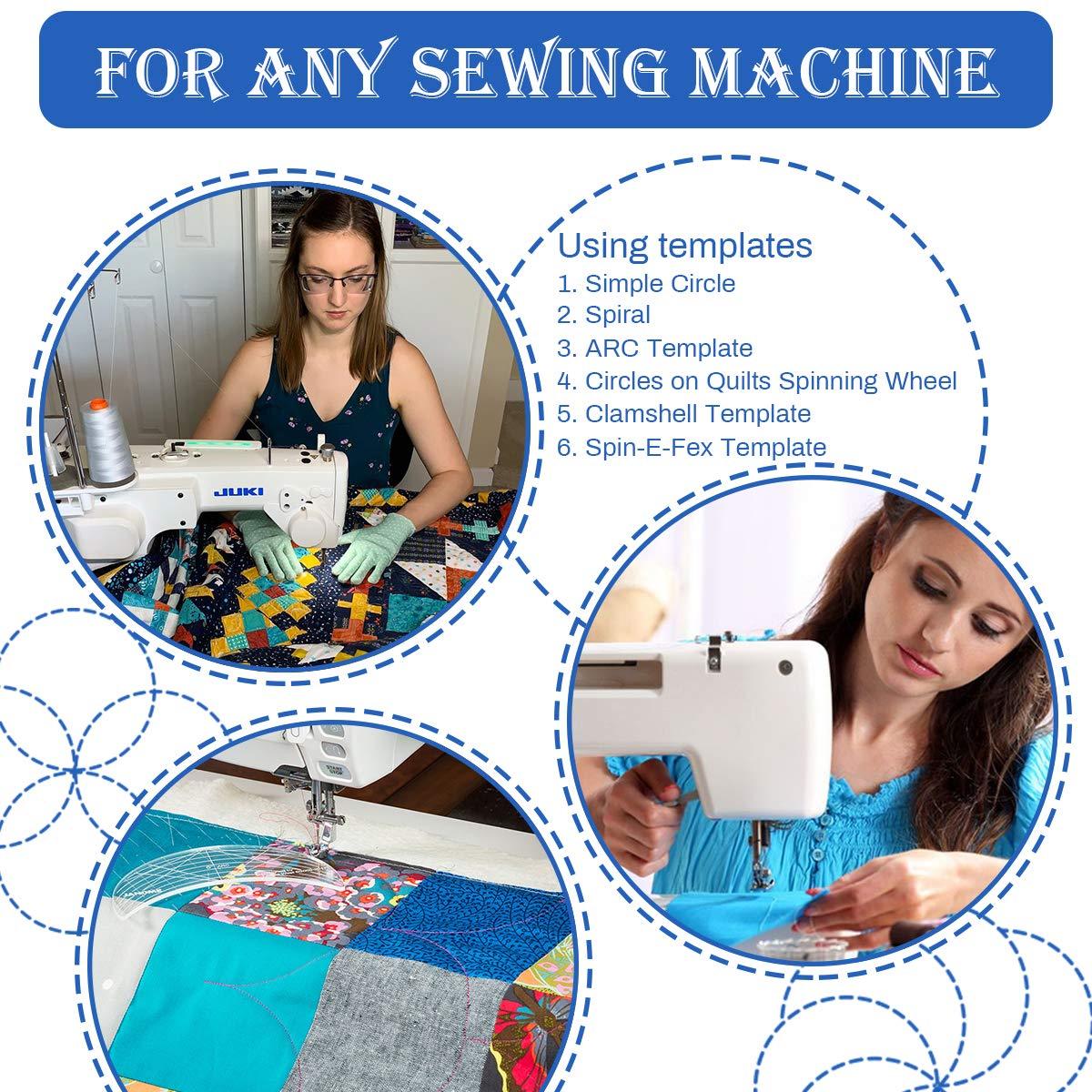 6 Piece-Set Quilting Template