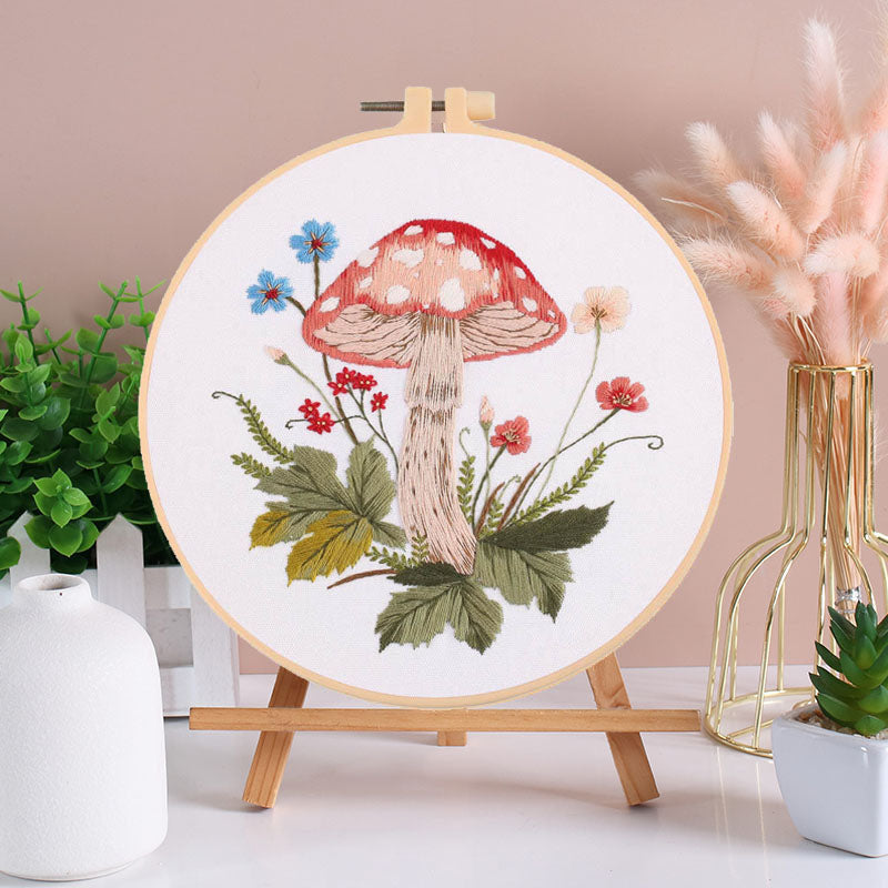 Forest Mushroom - Themed DIY Embroidery Kits