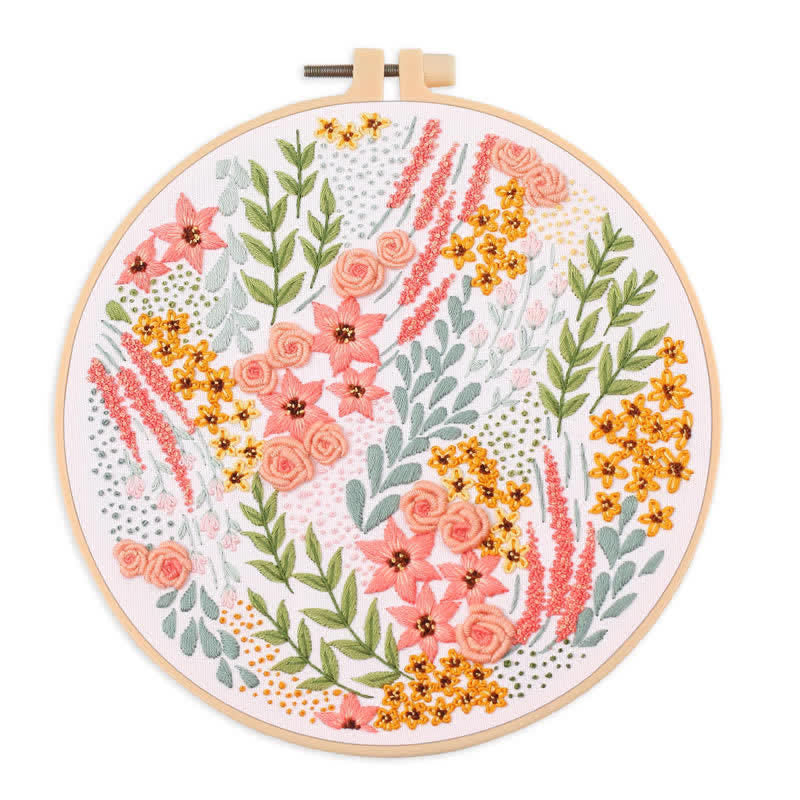 Rubbyoo Embroidery Kit - Flower Bouquet