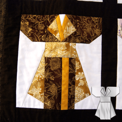 Vintage Kimono Quilt Template Set-With Instructions