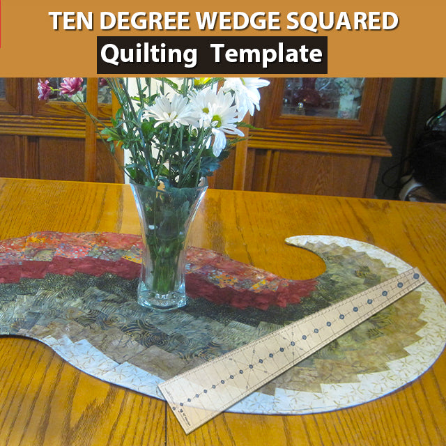 Spicy Spiral Table Runner Quilting Template Ruler