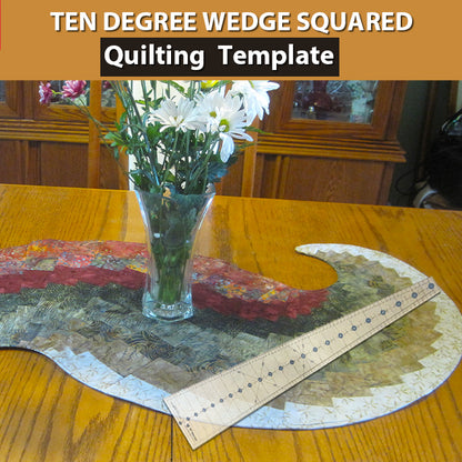 Spicy Spiral Table Runner Quilting Template Ruler