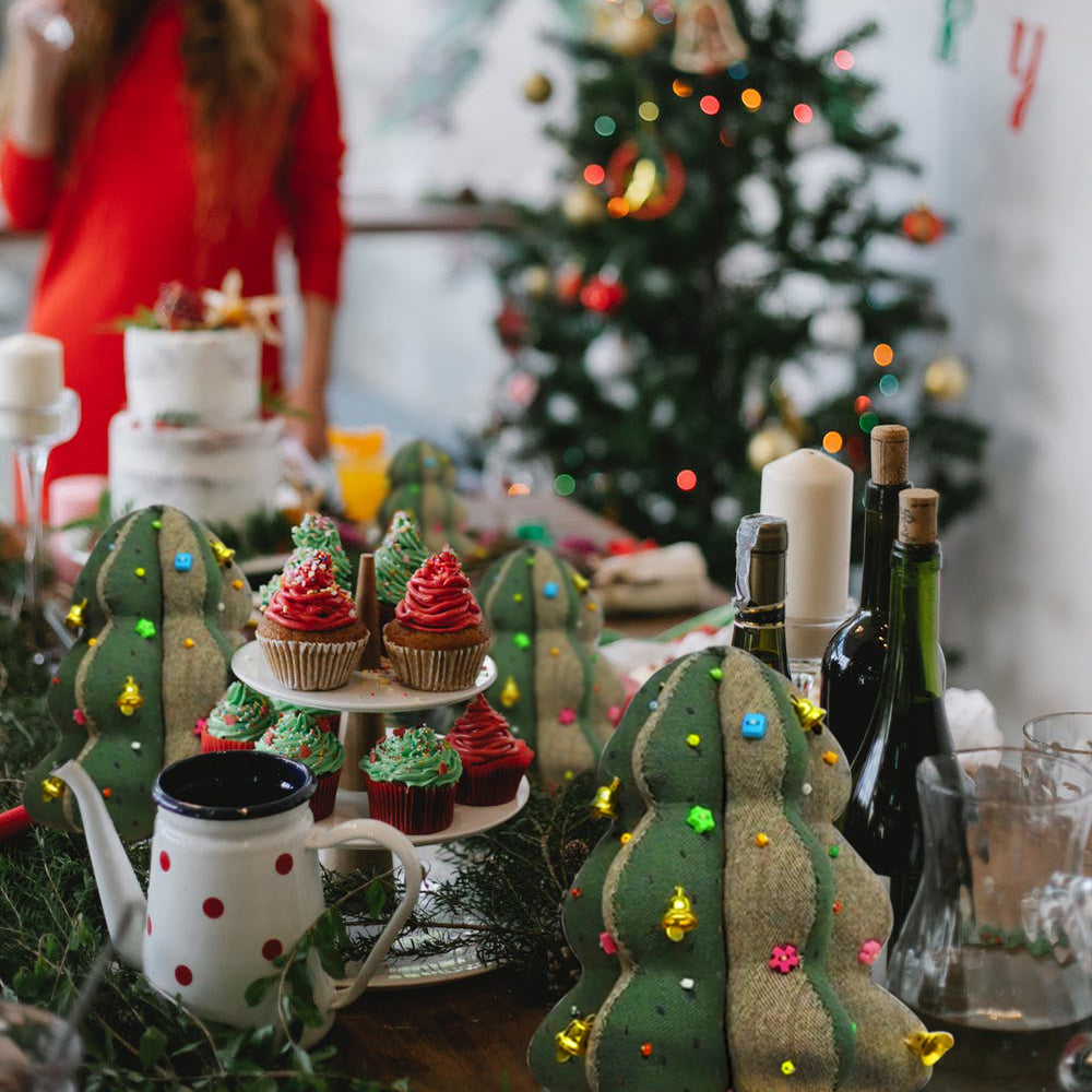 3D Christmas Tree Quilt Template (4PCS)