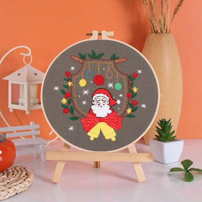 Festive Christmas Embroidery Kit: Craft Your Holiday Cheer