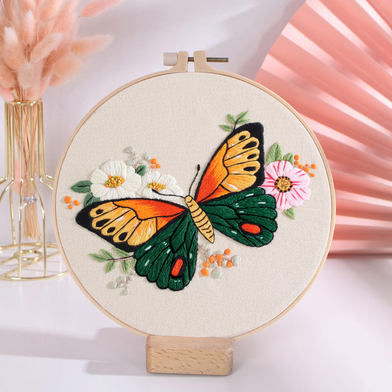 Butterfly & Bloom - Themed DIY Embroidery Kits