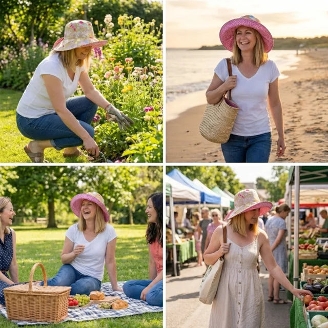 🌞50% OFF Summer Special Offer -  Bow Sunhat Template Cutting Ruler Set-With Instructions