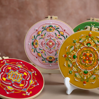 UrCustomHUB “Mandala Whirls” Kit: Color, Rhythm, and Calm in One Hoop