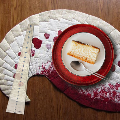Spicy Spiral Table Runner Quilting Template Ruler