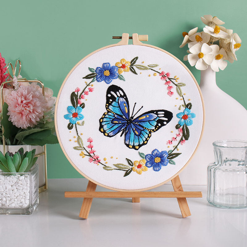 Colorful butterflies -Themed DIY Embroidery Kits