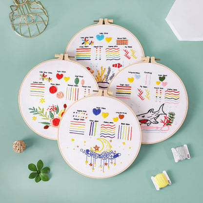 Beginner Stitch Practice Embroidery Kit