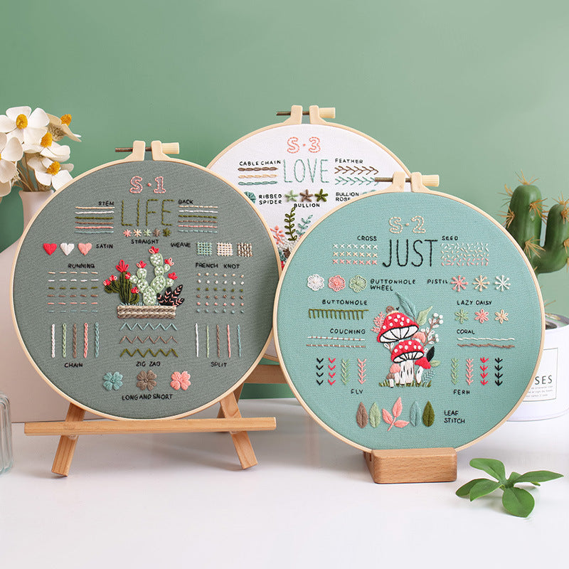 Stitch Mastery Embroidery Kit: Perfect Your Craft with Diverse Designs