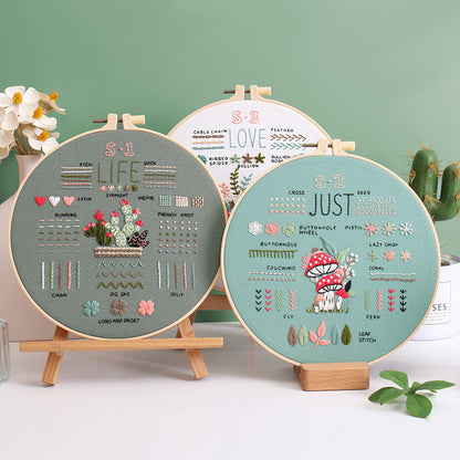 Stitch Mastery Embroidery Kit: Perfect Your Craft with Diverse Designs