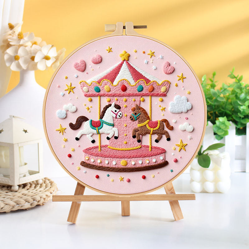 Carousel - Themed DIY Embroidery Kits