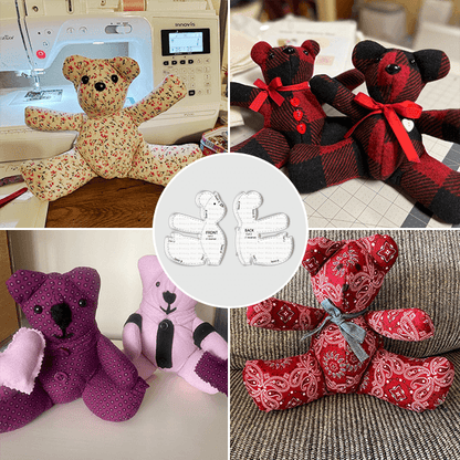 Simple Memory Bear Template Set - With Instructions