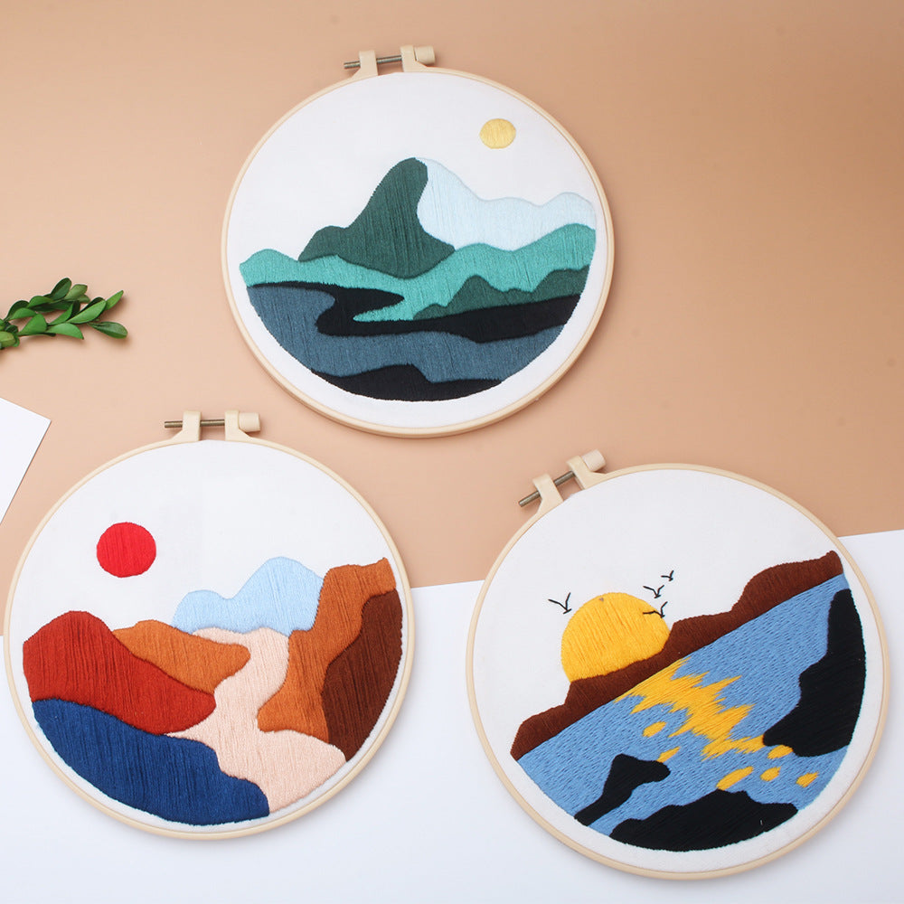 Landscape Collection  -Themed DIY Embroidery Kits