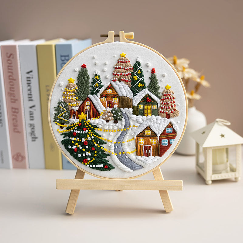 Winterscape -Themed DIY Embroidery Kits