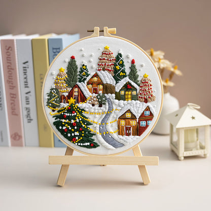 Winterscape -Themed DIY Embroidery Kits