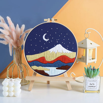 Stitched Landscapes - Themed DIY Embroidery Kits