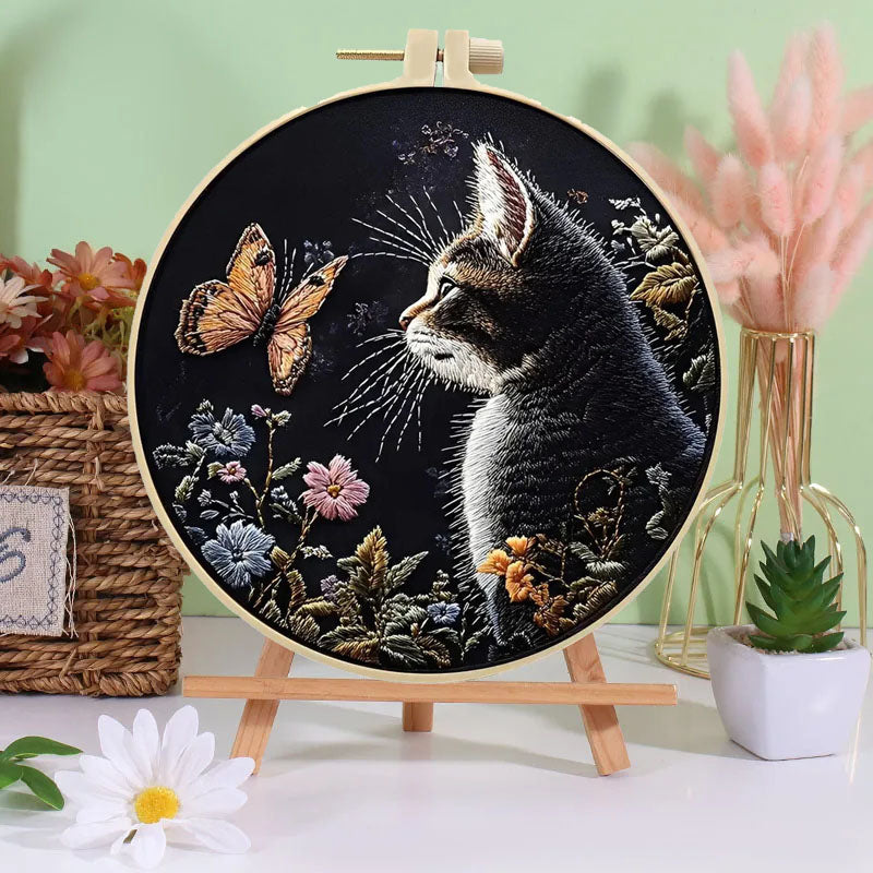 Feline Fantasy Embroidery Kit