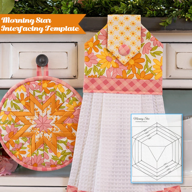 Morning Star Interfacing Template- With Instructions