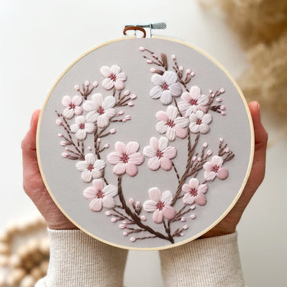 Rubbyoo Embroidery Kit - Cherry Blossom