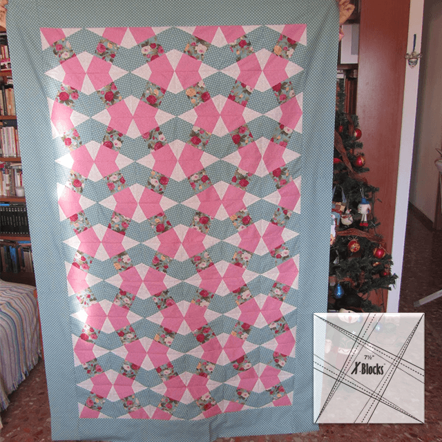 X-Blocks Quilt Template Set - With Instructions