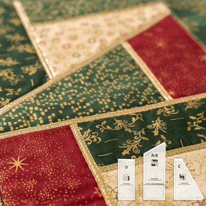 Magic Stained Glass Placemats - Scrap Crazy Templates - With Instructions