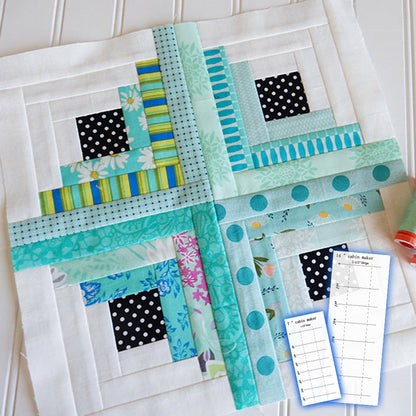 Log Cabin Maker Template Set- With Instructions