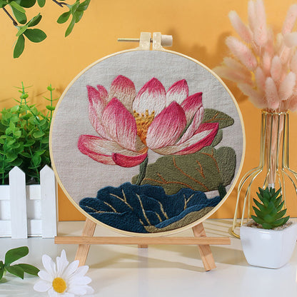 Lotus Serenity Embroidery Kit