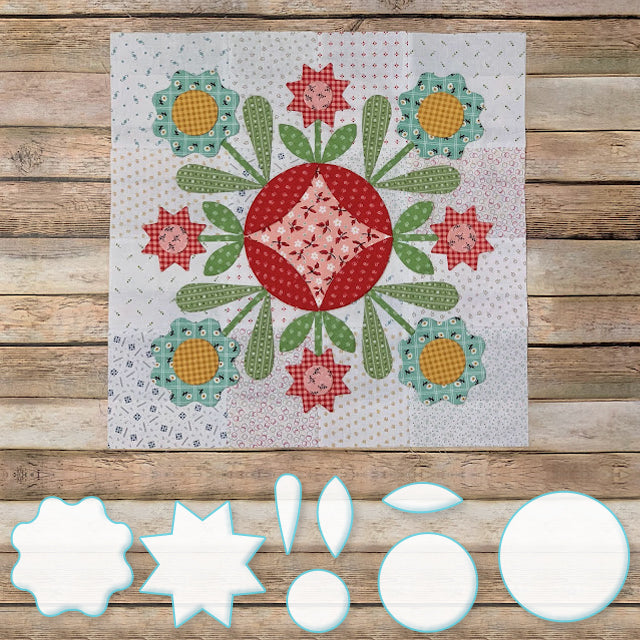 Prairie Meadow Sew Template Set - (With Instructions)