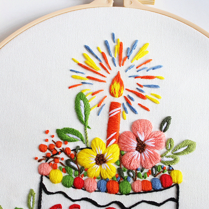Happy Birthday Embroidery Kit: A Cheerful Stitching Celebration 🎂