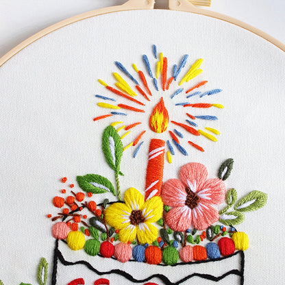 Happy Birthday Embroidery Kit: A Cheerful Stitching Celebration 🎂