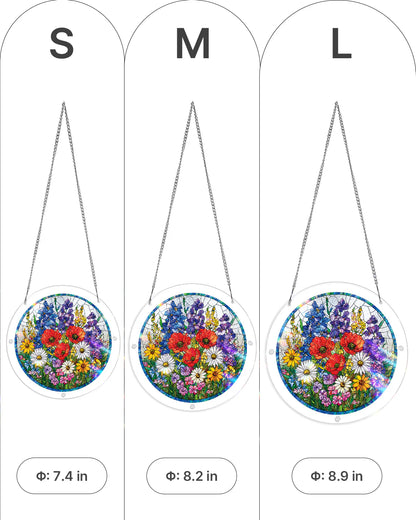 Wildflower Meadow Light Suncatcher-Acrylic Window Art