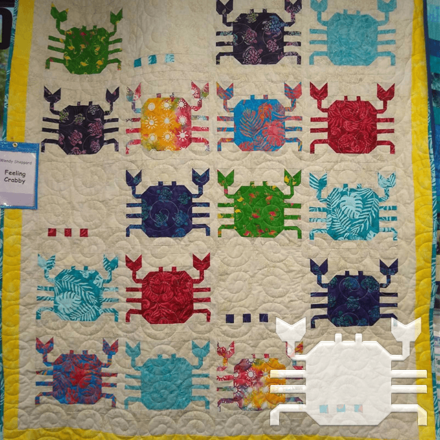 Feeling Crabby Quilt Patterns Ruler - With Instructions