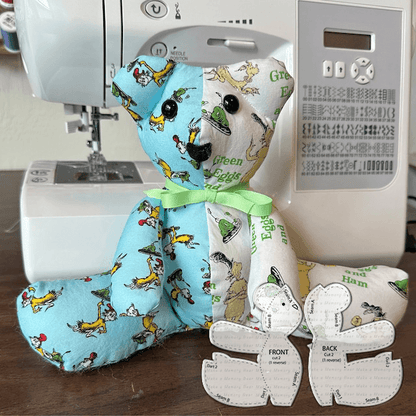 Simple Memory Bear Template Set - With Instructions