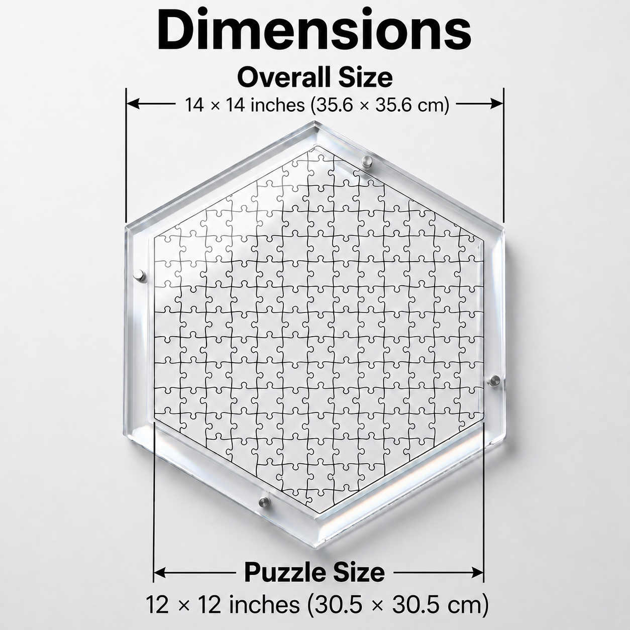 Hangable Acrylic Puzzle | Prism Light