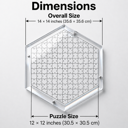 Hangable Acrylic Puzzle | Prism Light
