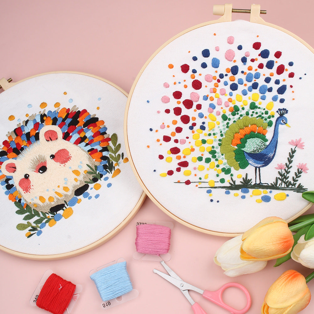 Whimsical Animal & Marine Collection  -Themed DIY Embroidery Kits
