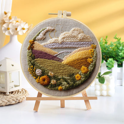 Mountain Sunset Embroidery Kit