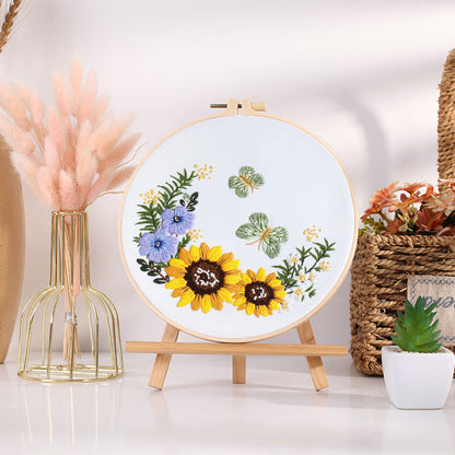 Sunflowers Embroidery Kit for Beginner