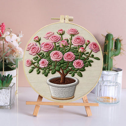 Bloom And Potted Embroidery Kit