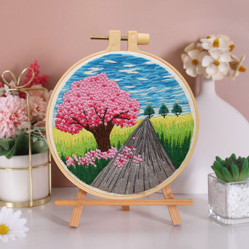Scenic Landscape Embroidery Kit Embroidery Kit