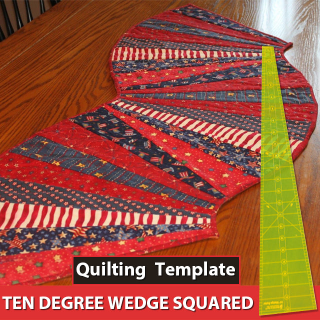 Spicy Spiral Table Runner Quilting Template Ruler