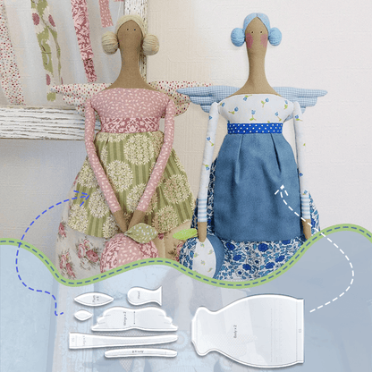 Tilda Kitchen Doll Template Set (7 PCS) - With Instructions