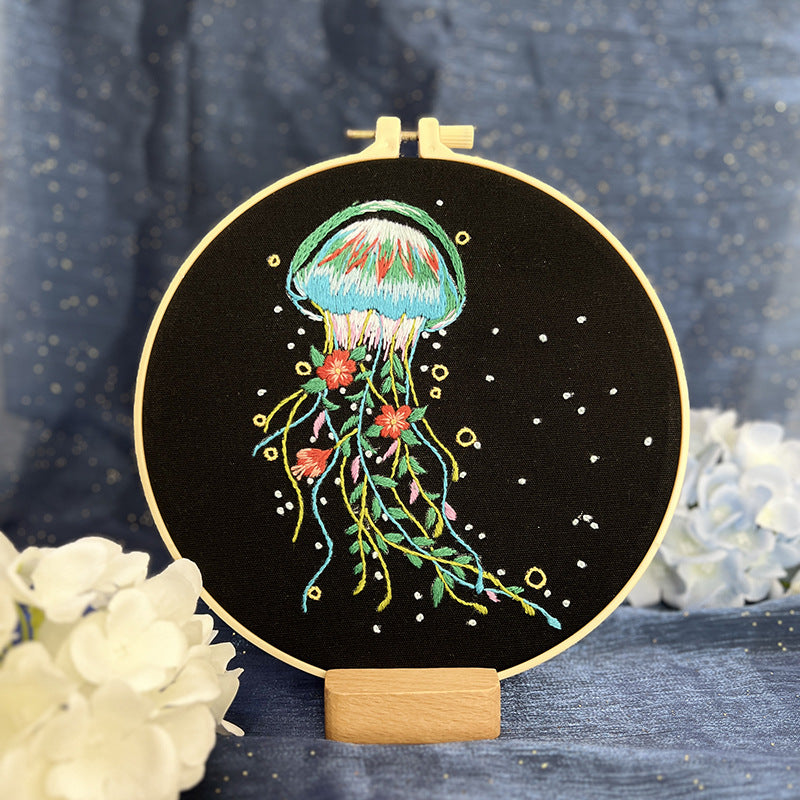 Ocean Jellyfish - Themed DIY Embroidery Kits