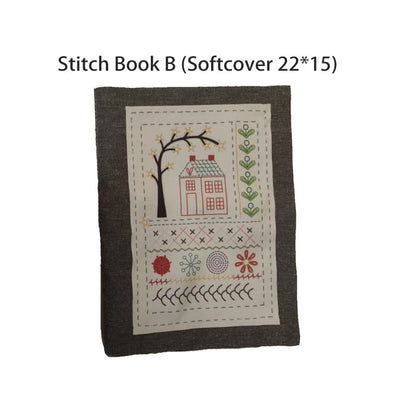 All-in-One Embroidery Starter Kit | Complete Craft Set with Threads, Tools and Stitch Sampler Book for Beginners
