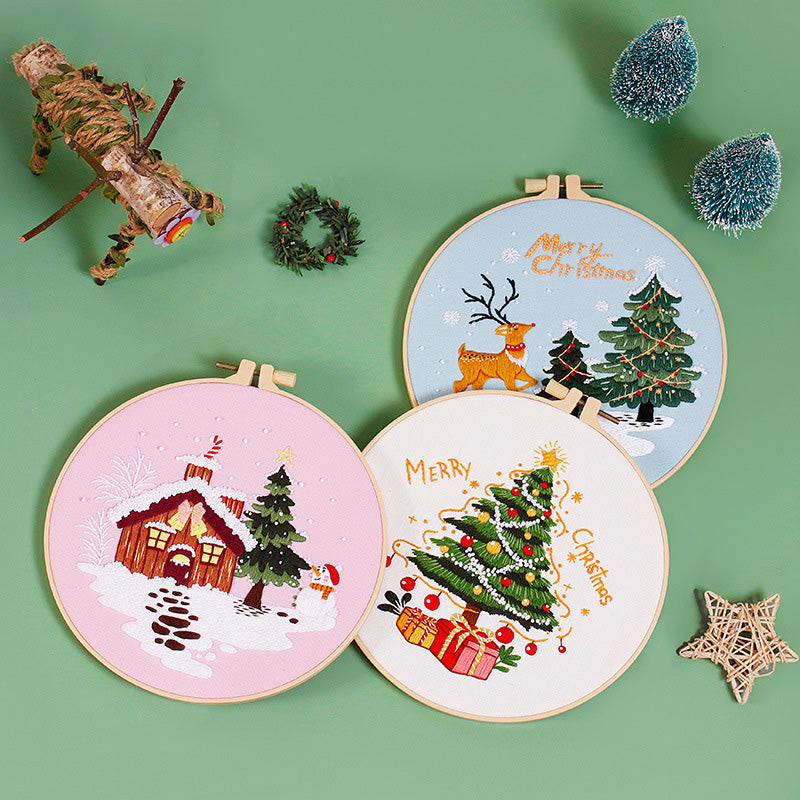 Christmas Wonderland Embroidery Kit series