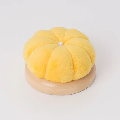 Wooden Pumpkin Pin Cushion