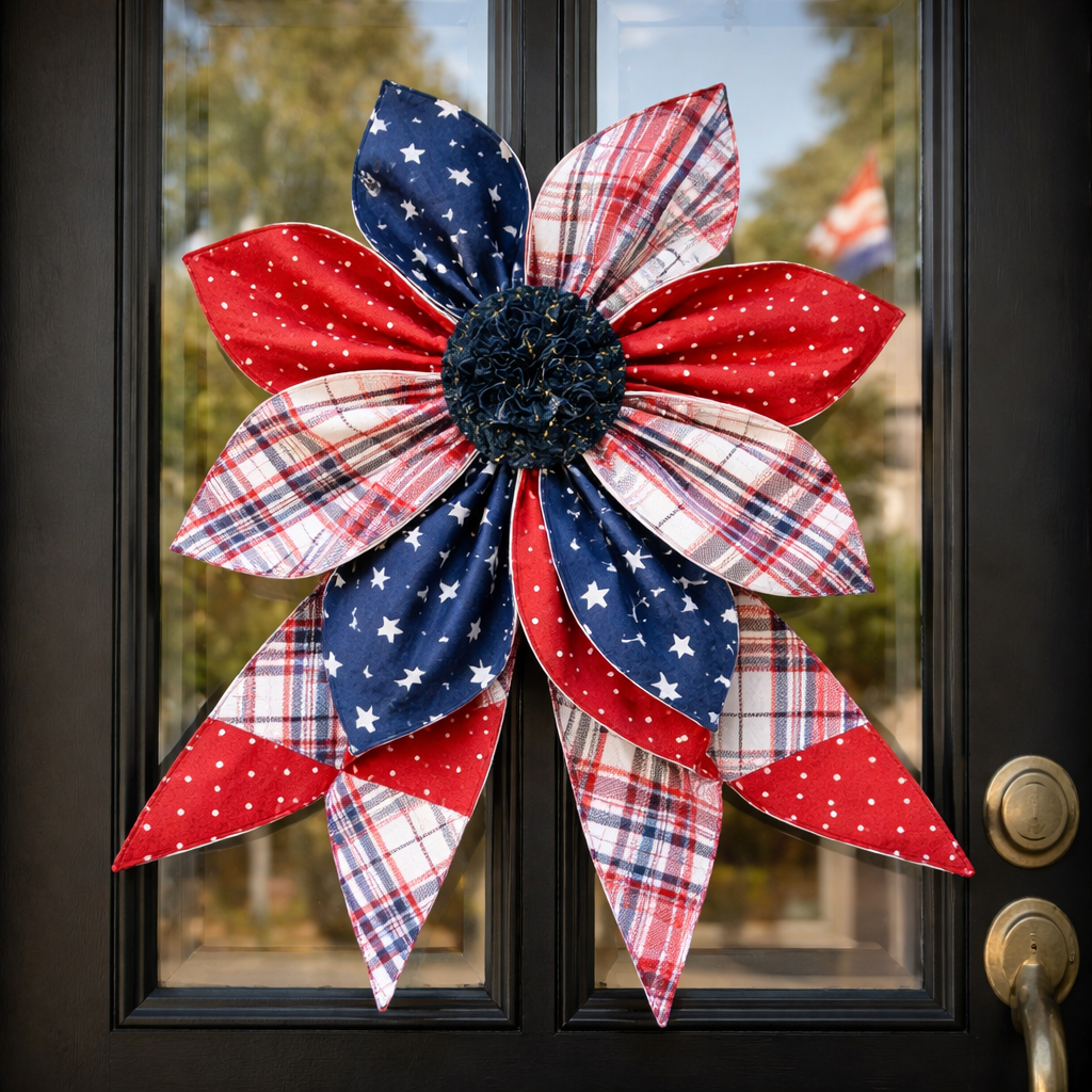The Heritage Bloom Wreath & Bow: Multi-Piece Sewing Template Set- With Instructions
