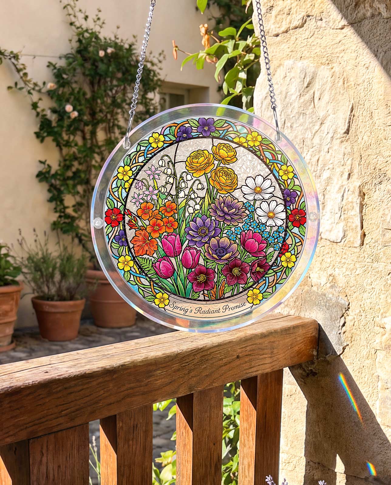 Acrylic Jigsaw Puzzle Suncatcher - Springâ€TMs Radiant Promise